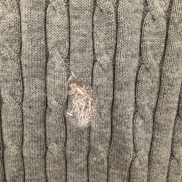 U.S Polo Assn. Grey knit sweater - Picture 3 of 4